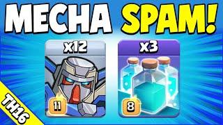 MECHA SPAM IS UNSTOPPABLE!!! TH16 Attack Strategy (Clash of Clans)