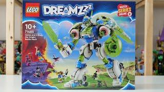 LEGO Dreamzzz 71485 Mateo and Z Blob the Knight Battle Mech - LEGO Speed Build Review