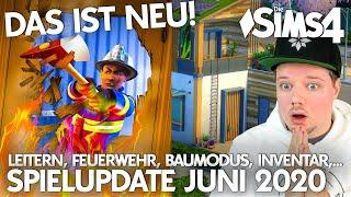 Das ist drin: Spielupdate Juni 2020  Die Sims 4 Patch mit Leitern, Feuerwehr, Baumodus,...