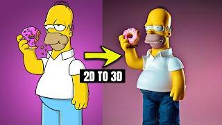 Create 3D characters from 2D images.