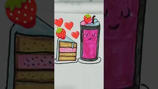 cute cake drawing#cute#art #easy#drawing#bakery