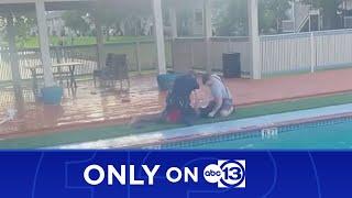 Galveston officer being investigated after seen punching minor at pool