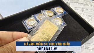 BIẾN ĐỘNG VÀNG ngày 4/11: ​​Giá vàng miếng SJC cùng nhẫn đồng loạt giảm