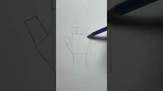 Easy Way to Draw a Hand! 