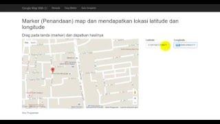 Ilmuprogrammer com Google Map Api Codeigniter