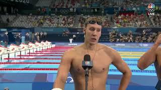 chase kalisz talks 400m medley gold I did it / Olympics Tokyo 2020    .. #tokyoolympics