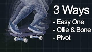 The Science of Frontside 180: How to gain height and complete rotation - Explained with 3D animation