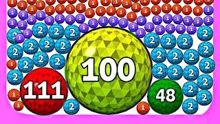 PUFF UP - 2048 ASMR Gameplay ( Satisfying Math Games (Puzzle Level Up Balls Numbers) Part 2