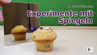 Experimente mit Spiegeln