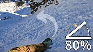 Hardest Ski Run in Europe? - Grand Couloir Courchevel