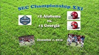 2012 SEC Championship (Alabama v Georgia) One Hour