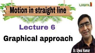 motion in straight line 6|graphical approach in one D|graphs of motion in one dimension by Ujwal sir
