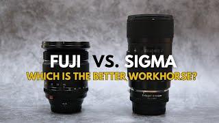 Sigma 18-35 F1.8 VS. Fujifilm 16-55 F2.8 - Comparison Test!