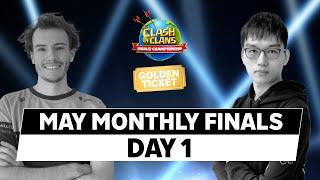 World Championship: May Monthly Finals | Day 1 | #ClashWorlds | Clash of Clans
