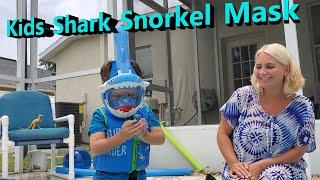 Kids Shark Full Face Snorkel Mask Review