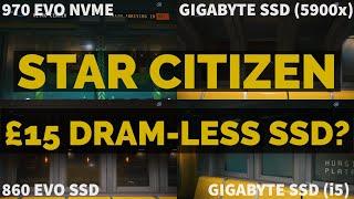 Star Citizen: Cheap Dram-Less SSD Performance