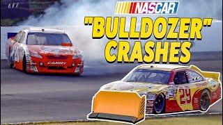 NASCAR "Bulldozer Crashes" Moments