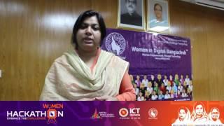 Nasima Akter Nisha_Mentor_National Hackathon for Women 2017