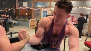 Wednesday Warrior Night Arm Wrestling After Pulling