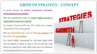 9 - Concept and Reasons of Growth Strategy