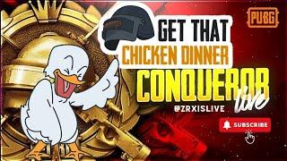 Road to Conqueror:  ZRXisLIVE in BGMI Live Action | BGMI LIVE | #day43 |