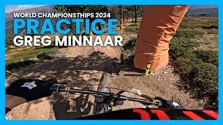 GoPro: Legend Downhill Mountainbiker, Greg Minnar - Practice Run at World Championships 2024