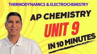 AP Chem Unit 9 Review | Thermodynamics and Electrochemistry in About 10 Minutes!