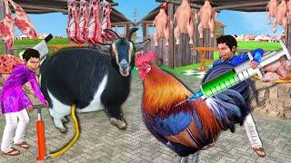 Lalchi Bakri Mutton Wala Hindi Stories Collection Greedy Chicken Wala Funny Comedy Video Collection