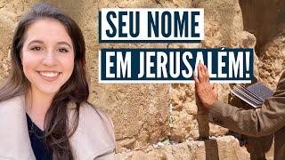 SEU NOME NO MURO DAS LAMENTAÇÕES! Israel com Aline - ao vivo domingo 13h