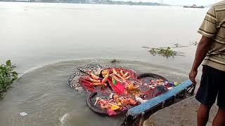 Durga Idol Visarjan 2020 | Kolkata Durga Puja 2020 | Durga Idol Immersion at Kolkata Sovabazar Ghat