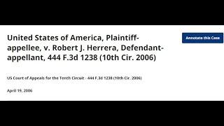 🟢 UNITED STATES of America, Plaintiff-Appellee, v. Robert J. HERRERA, Defendant-Appellant. 