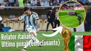 RELATOR ITALIANO  (subtitulado) se emociona. Argentina campeón del mundo