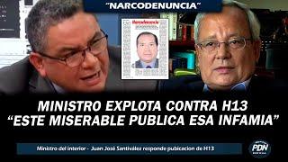 MINISTRO EXPLOTA CONTRA HILDEBRANDT EN SUS 13 TRAS PUBLICACION: ESTE MISERABLE PUBLICA ESA INFAMIA