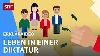 Was ist ein Diktator oder eine Diktatorin? | Erklärvideos für Kinder | SRF Kids – Kindervideos