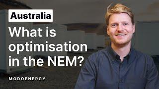 What is battery optimisation in Australia's NEM?