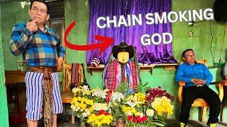 We found a chain-smoking god - Santiago, Lake Atitlan