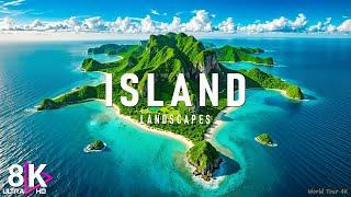 ISLAND 8K UHD - Tropical Paradise and Peaceful Atmosphere with Soothing Music - 8K Ultra HD Video