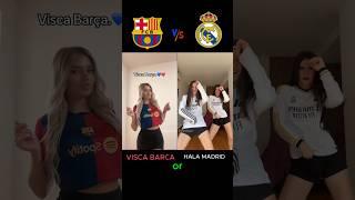 Visca Barca ️ vs Hala madrid #football #viscabarsa #halamadrid #barcelona #realmadrid #trending