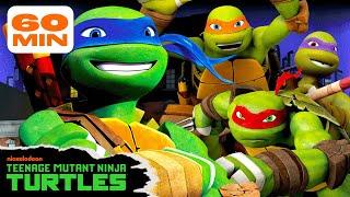 60 MINUTES of Leo's Best BATTLES from Season 1 of TMNT (2012)! ️ | Teenage Mutant Ninja Turtles