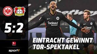 Frankfurt – Leverkusen 5:2 | Highlights Bundesliga 15. Spieltag | SPORT1