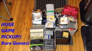 HUGE GAME PICKUP!! Rare games! | Scottsquatch