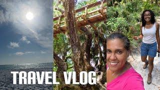 Travel Vlog | going to Siesta keys for my moms birthday + Myakka State Park hike + new vegan food