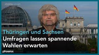 Stefan Lange (Augsburger Allgemeine) zu Umfragen in Thüringen und Sachsen am 09.08.24