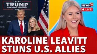 Karoline Leavitt Live | Donald Trump | Ukraine | Canada | Elon Musk | Biden | Zelensky | Putin |N18G