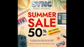 Sync Music Business SUMMER SALE EVERYTHING 50% OFF / How To Use Signature Sounds In Trailer Music