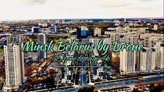 Belarus City | Minsk drone view | 4k