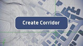 Create Corridor - Trimble Business Center (TBC)