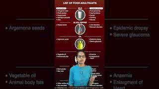 1 Sure Question for UPSC Prelims 2025   Major Adulterants #adulteration #gheeadulteration #iasprelim