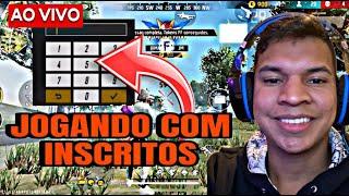 JOGANDO COM INSCRITOSFREE FIRE AO VIVOMARCELIN JM #marcelinjm #garenafreefire #marcelinhojm518