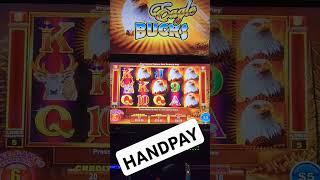 $25 Spins Eagle bucks Bonus, Handpay Jackpot #slot #jackpot #vegas #Handpay